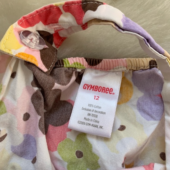Gymboree Girls Floral Top Size 12 - Picture 3 of 4